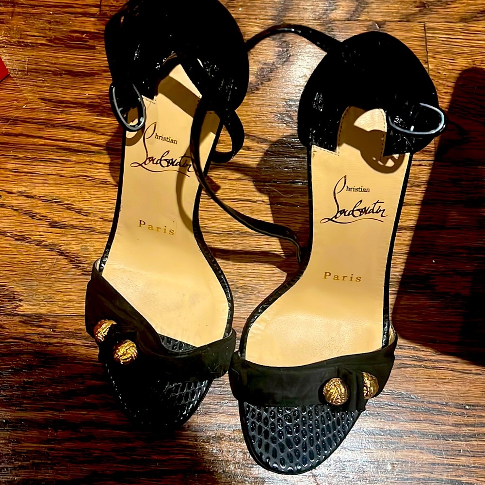 Christian louboutin NEW Black Sandals